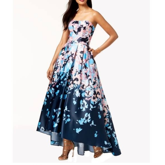 Betsy & Adam Dresses & Skirts - 💥Betsy Adam  strapless floral ball gown.